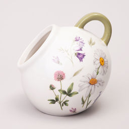 СОЛОНКА С ЛОЖКОЙ AGNESS FLOWER STORY 9,5*10 СМ 170 МЛ  фото 6