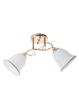 Люстра 13210/2, 2хE27, 40Вт, белый/золото