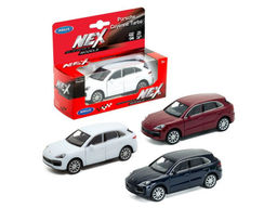 Welly. Машинка 1:38 "Porsche Cayenne Turbo" пруж. мех., цвет в ассорт. арт.43773W
