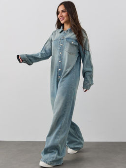 Комбинезон джинсовый брючный ZADUMOV №4