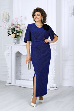 Платье Ninele 7481 васильковый