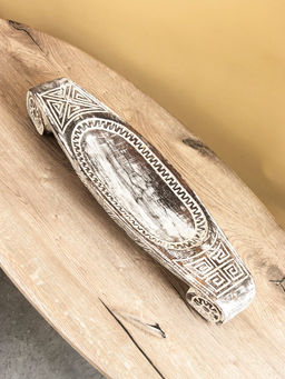 Поднос декоративный, 60×18×9 см, дерево