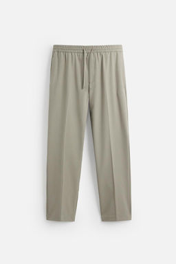 COMFORT FIT JOGGER WAIST TROUSERS - Zara фото 16