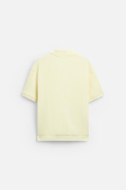 TEXTURED POLO SHIRT WITH RIBBED TRIMS - Zara фото 69