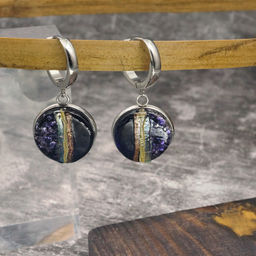 Серьги из муранского стекла