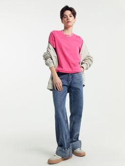 Футболка Mark Formelle маджента из хлопка фото 3