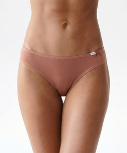 ATLANTIC 3CLP-001 Трусы бикини Bikini - набор 3 шт. светло-кофейный + светло-персиковый + кремовый  фото 2