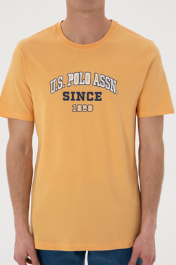 Erkek Regular Fit Bisiklet Yaka Turuncu Ti__rt Sepette S_rpriz _ndirim - U.s. polo assn фото 6