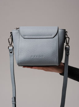 Сумка через плечо Azaro 3520 серое небо/бизон