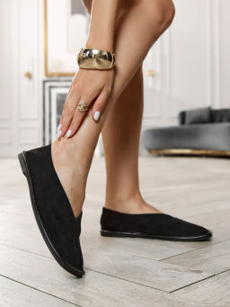 Балетки жен., черные, э/з FDY448-1