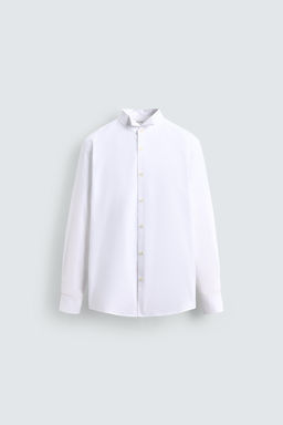 TUXEDO-STYLE COLLAR SHIRT - Zara фото 6