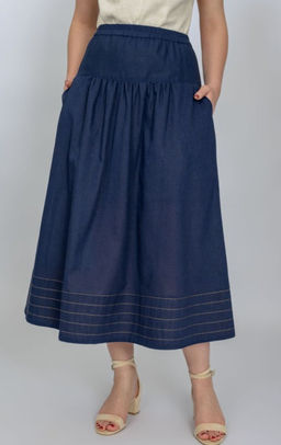 Юбка  70% лен+30% хлопок