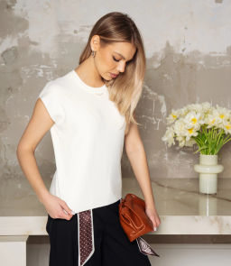 Футболка #КТ6002 (1), кремовый