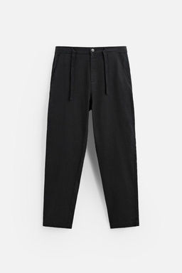 LINEN BLEND TROUSERS - Zara фото 24