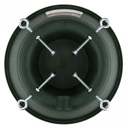 Подставка для новогодней елки "Финская" макс. высота дерева 2м, размер ствола 4-15см, чаша для воды 2л, д7-37,5см, h14см, вес 0,73кг, пластик, крепеж металл, цвет зеленый (Китай)