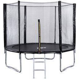 Батут ROCKET, d=244, внешняя сетка высотой 160 см., общая высота 225 см, черный