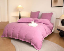 КПБ Mency Winni Бархатный Сатин на резинке по кругу MENBSR09 Евро