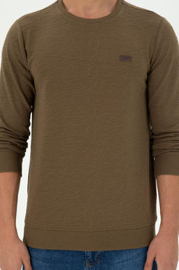 Мужской свитшот цвета хаки Неожиданная скидка в корзине - U.s. polo assn фото 6