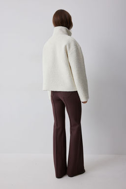 Шубка LYUSHe 4229 молоко фото 4