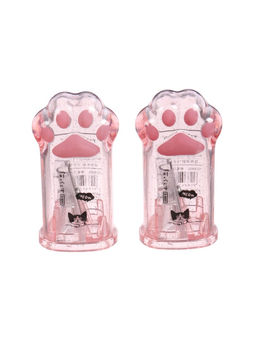 Набор 2 штуки точилки с контейнерами МИКС Лапка