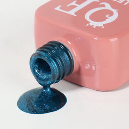 Гель лак для ногтей, кошачий глаз, неоновый, трехфазный, 10 мл, LED/UV, синий (45)