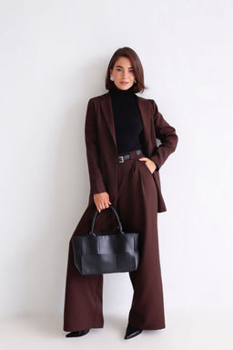 11372 Костюм брючный коричневый - Martichelli фото 15