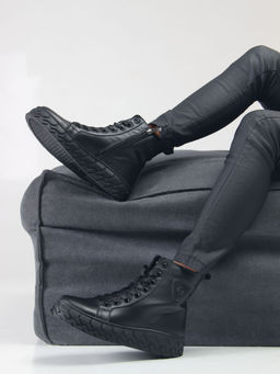 Ботинки 214.icebergbl.Black/Байка