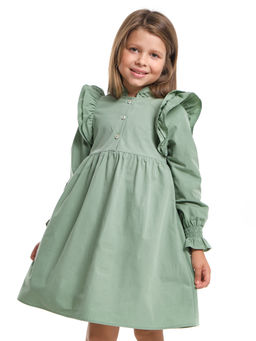 Платье для девочки нарядное детское праздничное UD 7840 фисташка - Mini maxi фото 3