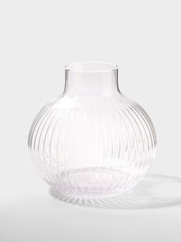 Ваза стекло настольная "Лорелей" 15х15 см, прозрачный