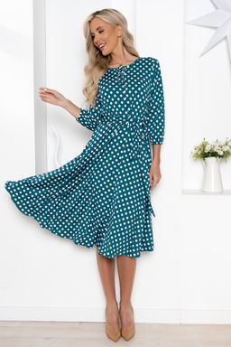 Платье Open Style 6813 зеленый