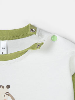 Лонгслив Тигренок с принтом 0+ - Bungly фото 4