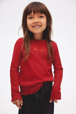 Camiseta de punto con motivo