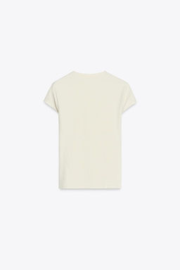 SLIM FIT SHORT SLEEVE T-SHIRT - Zara фото 12