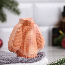 Бомбочка для ванн «Свитер» аромат глинтвейна, 130 г