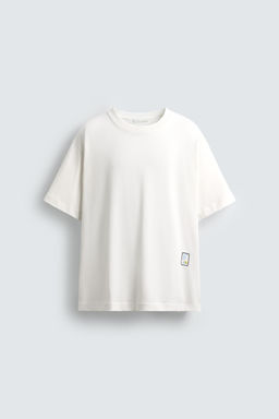 CONTRAST PATCH T-SHIRT - Zara фото 7