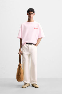 CONTRAST PRINTED T-SHIRT