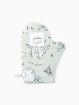 Варежка - прихватка «Доляна» Divine day, 20×27 см, рогожка 164 г/м², 100% хлопок