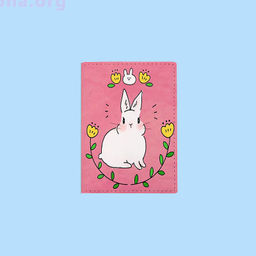 Обложка на паспорт Cute rabbit