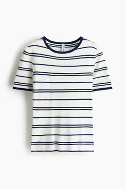 Camiseta en punto fino - H&m фото 3