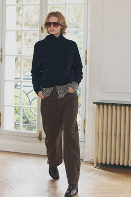 KNIT SWEATER WITH SCARF - Zara фото 5