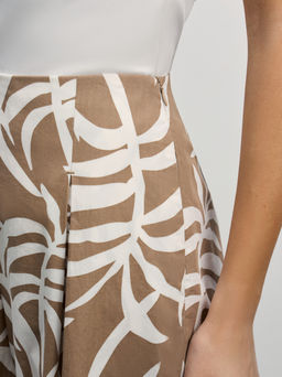 Брюки из хлопка с принтом / Zarina  фото 5