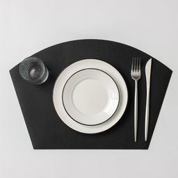 Цена за 12 шт. Салфетка сервировочная на стол Тэм, 3044 см, цвет чёрный