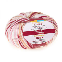 Кроха МЕЛАНЖ пряжа Россия ТР 20%шерсть 80%акрил 10х50г/135м