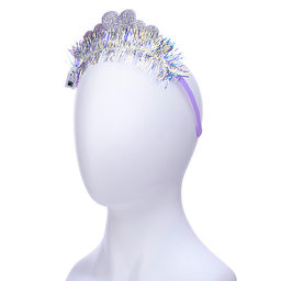 Корона карнавальная Корона светящаяся, со стразами, в пакете - Снеговичок фото 5