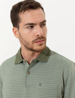 Haki Regular Fit Polo Yaka Ti__rt - Pierre cardin фото 2