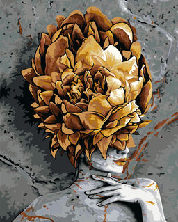 ФРЕЯ PNB/PLPT-178 Набор для раскрашивания по номерам ( с поталью ) 50 х 40 см Высокая мода