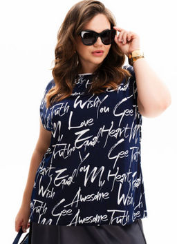 Футболка с рукавом кимоно из Искусственного шёлка