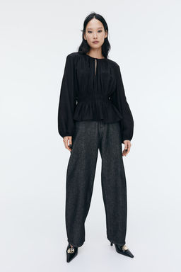 Blusa con detalle fruncido - H&m фото 3