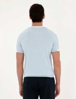 Mavi Slim Fit Bisiklet Yaka Triko Ti__rt - Pierre cardin фото 5