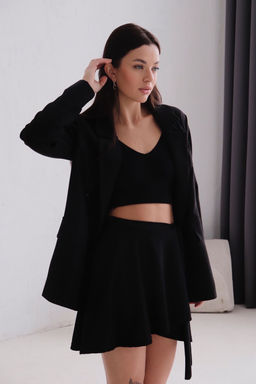 11341 Мини-юбка чёрная - Martichelli фото 16